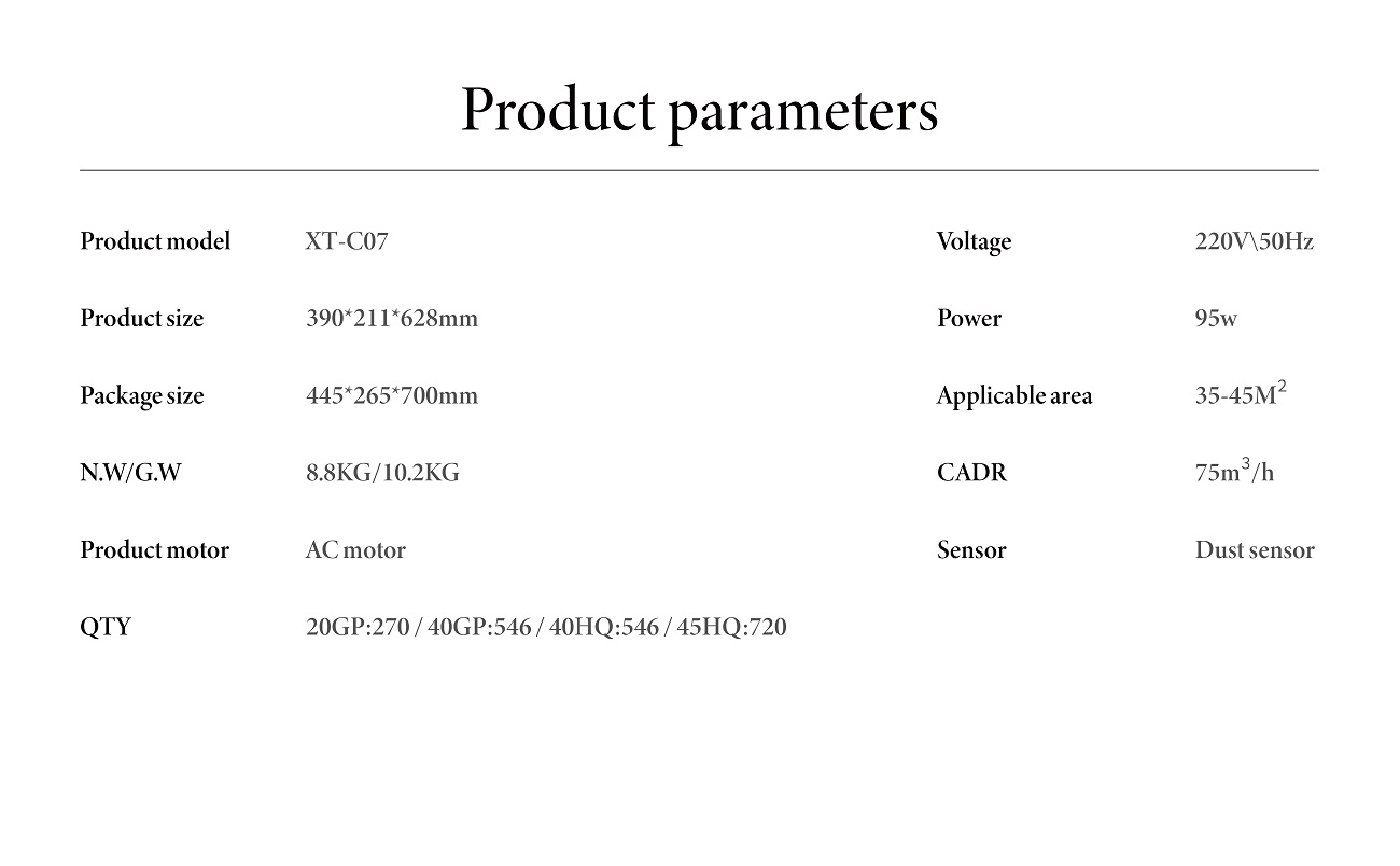 Pet Air Purifier C07