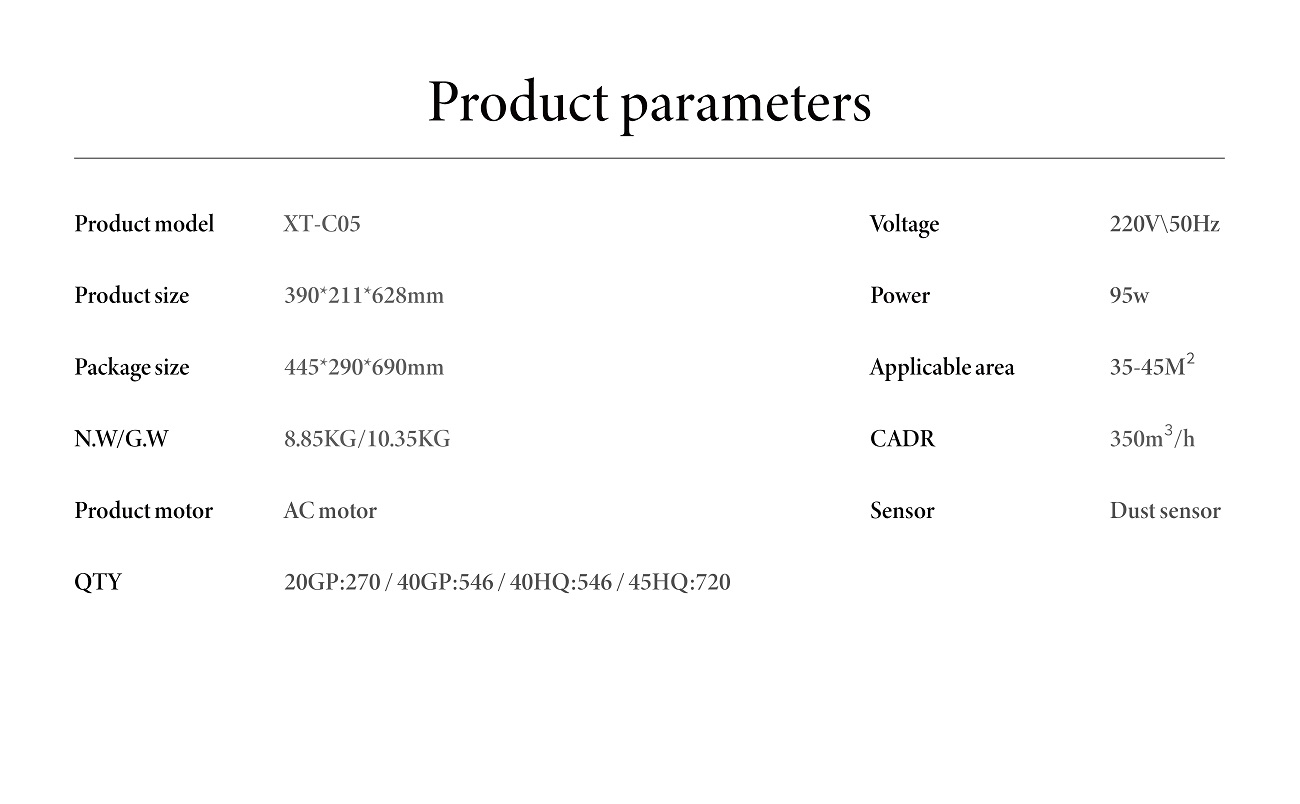 Pet Air Purifier C05